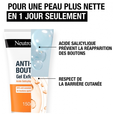 Neutrogena Visibly Clear Spot Proof Gel Exfoliant Doux Tube 150 ml 