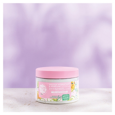 Pulpe de Vie Masque Capillaire Melon Hydratant et Démêlant 3en1 Bio 300 ml