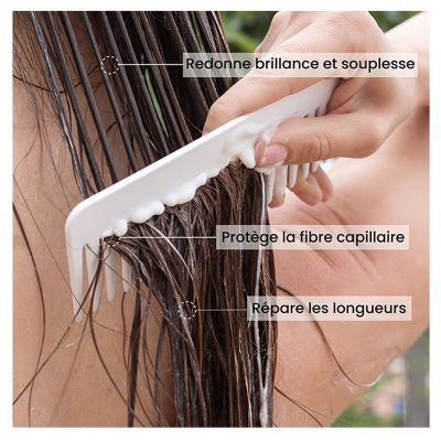 Pulpe de Vie Masque Capillaire Melon Hydratant et Démêlant 3en1 Bio 300 ml
