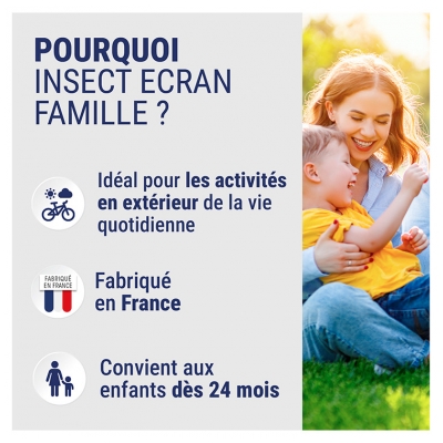 Insect Ecran Anti-Moustiques Spray Répulsif Peau 200 ml