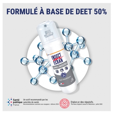 Insect Ecran Zones Infestées Adultes et Enfants Flacon 100 ml