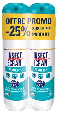Insect Ecran Spray Familles Lot de 2 x 100 ml