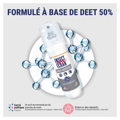 Insect Ecran Spray Zones Infestées Lot de 2 x 100 ml