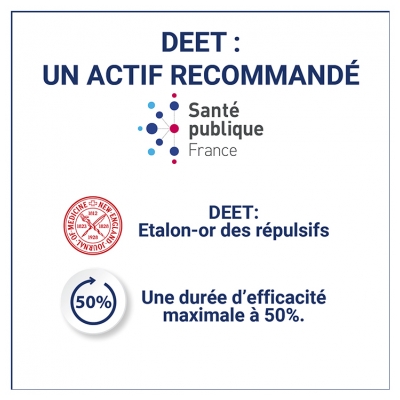 Insect Ecran Anti-Moustiques Spray Répulsif Jusqu'à 8H Peau Spécial Tropiques Lot de 2 x 75 ml
