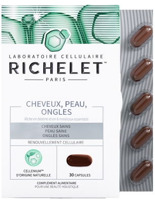Richelet Cheveux Peau Ongles 30 Unités