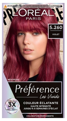 L'Oréal Paris Préférence Couleur Permanente Éclatante 204 ml