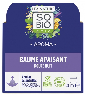 Léa Nature SO BIO étic Aroma Baume Apaisant Douce Nuit Biologique 40 ML