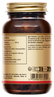 Solgar l-Glutamine 1000 mg Comprimés