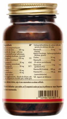 Solgar B-Complex Stress Formula Comprimés