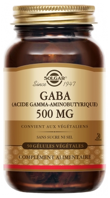 Solgar G.a.b.a. 500 mg Gélules Végétales