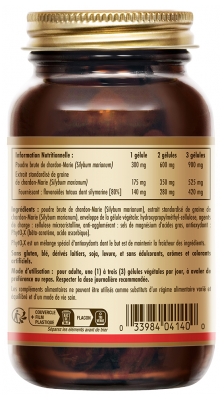 Solgar Sfp Chardon Marie Gélules Végétales
