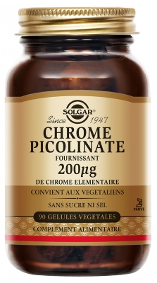 Solgar Chrome Picolinate 200 ?gélules Végétales