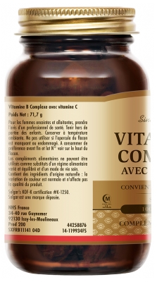 Solgar Vitamine B Complex 50 Comprimés