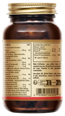 Solgar Vitamine B Complex 50 Comprimés