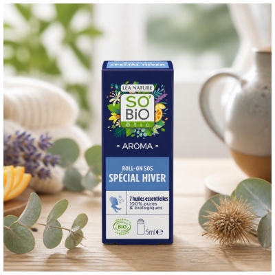 Léa Nature SO BIO étic Aroma SOS Spécial Hiver Roll-On Biologique 5 ML