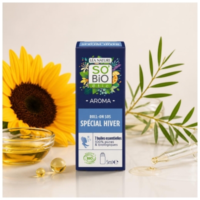 Léa Nature SO BIO étic Aroma SOS Spécial Hiver Roll-On Biologique 5 ML