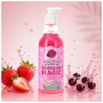 Organic Shop Skin Super Good Unicorn Magic Gel Douche Éclat Fraise 500 ML