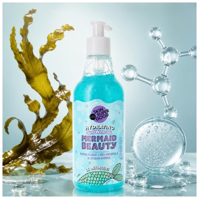 Organic Shop Skin Super Good Mermaid Beauty Gel Douche Hydratant Algue 500 ML