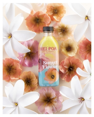 Hei Poa Monoï Collection Sunset Flower Corps et Cheveux 100 ml