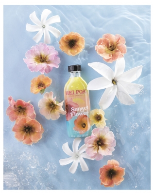 Hei Poa Monoï Collection Sunset Flower Corps et Cheveux 100 ml