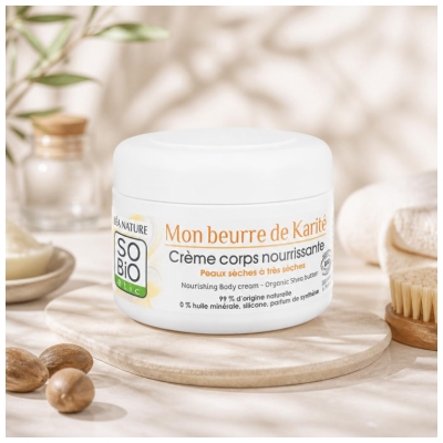 Léa Nature SO BIO étic Mon Beurre de Karité Crème Corps Nourrissante Biologique 200 ML