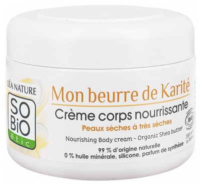 Léa Nature SO BIO étic Mon Beurre de Karité Crème Corps Nourrissante Biologique 200 ML