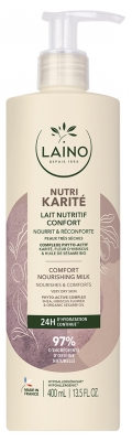 Laino Nutri Karité Lait Nutritif Confort Peaux Très Sèches 400 ml