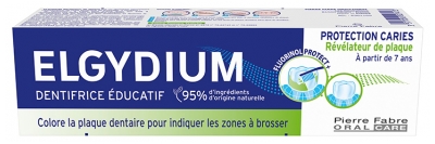 Elgydium Dentifrice Éducatif Révélateur de Plaque Protection Caries 50 ml