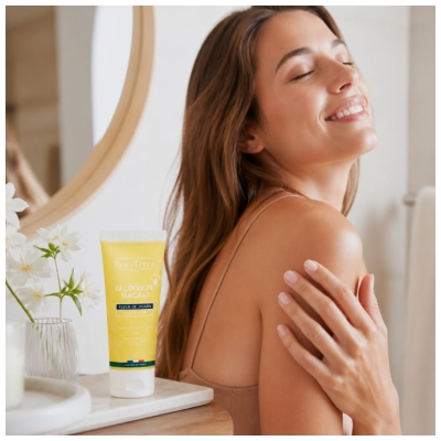 BeauTerra Gel Douche Surgras 2en1 Parfum Fleur de Jasmin 200 ml 