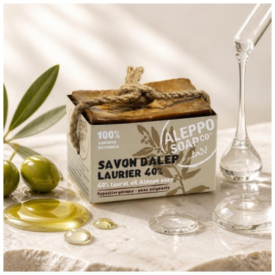 Tadé Savon d'Alep Laurier 40% 200 Grammes