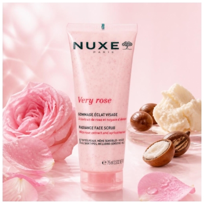 Nuxe Very rose Gommage Éclat pour le Visage 75 ML