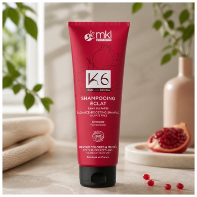 MKL Green Nature K6 Shampoing Éclat Cheveux Colorés Biologique 250 ML