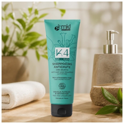 MKL Green Nature K4 Shampoing Anti Chute Cheveux Fatigués Biologique 250 ML