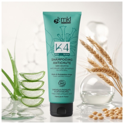 MKL Green Nature K4 Shampoing Anti Chute Cheveux Fatigués Biologique 250 ML