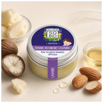 Léa Nature SO BIO étic Aroma Baume Réconfort Lavande Bio 25 Grammes