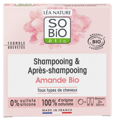 Léa Nature SO BIO étic Shampoing & Après-Shampoing Amande Bio 65 Grammes