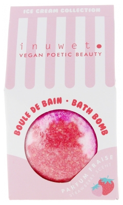 Inuwet Boule de Bain 120 Grammes - Parfum : Fraise