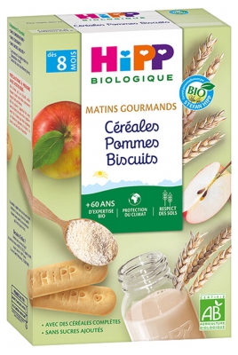 Hipp Céréales Pommes Biscuits Boîte 250 g Dès 8 Mois