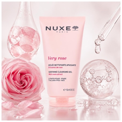 Nuxe Very rose Gelée Nettoyante et Apaisante 150 ML