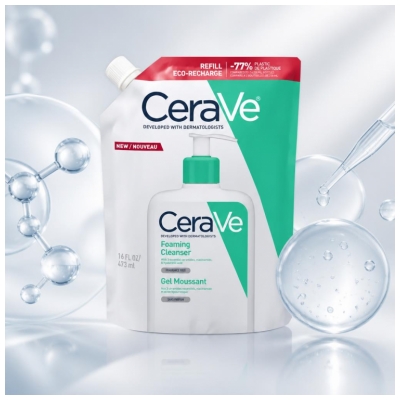 CeraVe Gel Moussant Eco Recharge 473 ML