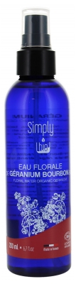 Simply Bio Eau Florale Géranium Bio Flacon Vaporisateur 200 ml