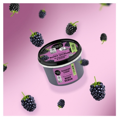 Organic Shop Body Scrub Gommage Peau Soyeuse Corps à la Mûre 250 ML