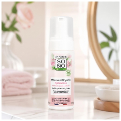Léa Nature SO BIO étic Mousse Nettoyante Apaisante Biologique 150 ML