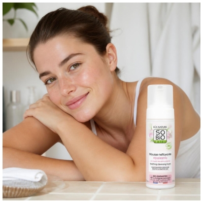 Léa Nature SO BIO étic Mousse Nettoyante Apaisante Biologique 150 ML