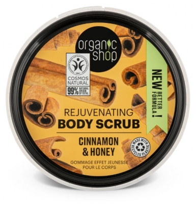 Organic Shop Body Scrub Gommage Corps Cannelle & Miel 250 ML