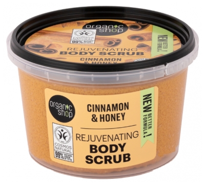 Organic Shop Body Scrub Gommage Corps Cannelle & Miel 250 ML