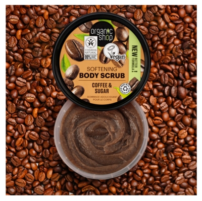 Organic Shop Body Scrub Gommage Adoucissant Corps Café 250 ML