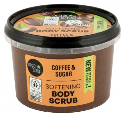 Organic Shop Body Scrub Gommage Adoucissant Corps Café 250 ML