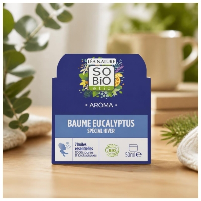 Léa Nature SO BIO étic Aroma Baume Eucalyptus Spécial Hiver Biologique 50 ML
