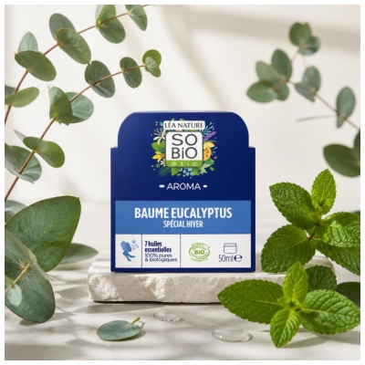 Léa Nature SO BIO étic Aroma Baume Eucalyptus Spécial Hiver Biologique 50 ML